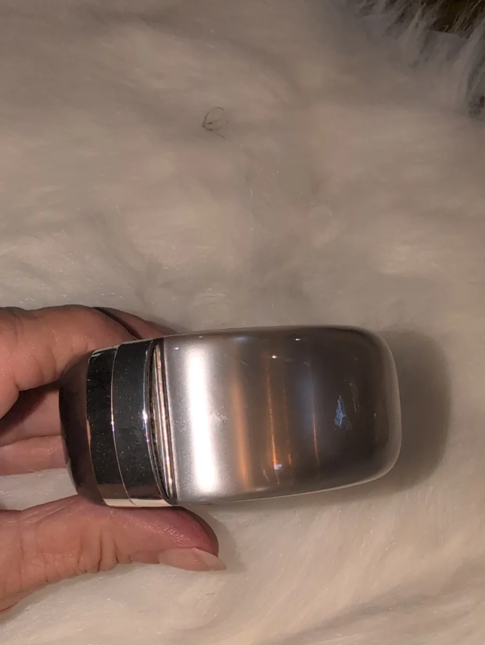 Silver Tone Moonspell Cuff Bracelet By Coldwater Creek - Vintage